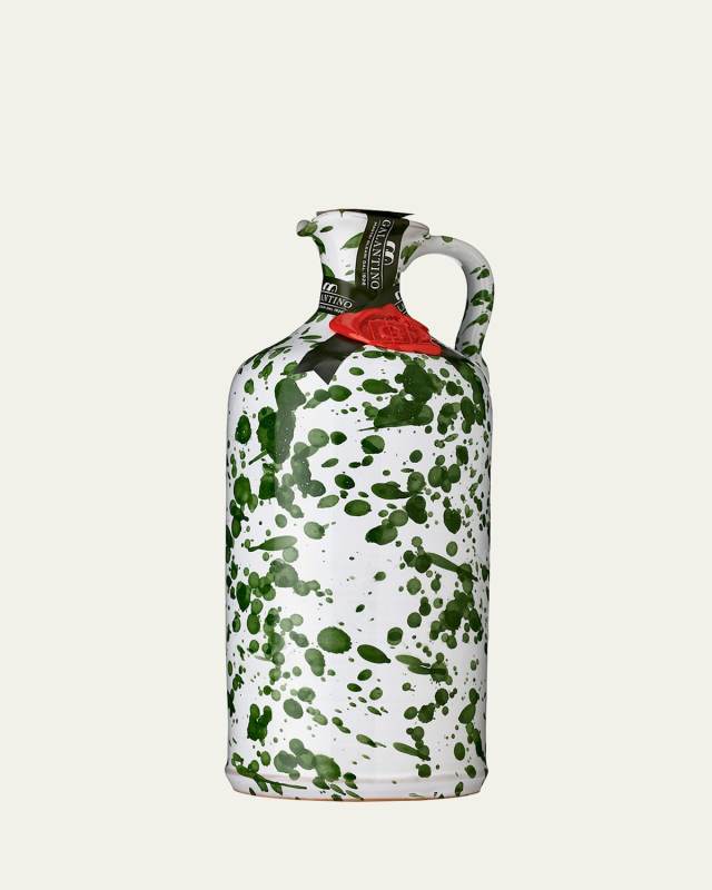 Hand-Painted Ceramic Jug with Extra Virgin Olive Oil